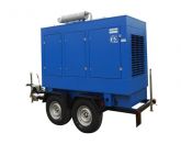 ССМ ЭД-300-Т400-1РКМ2 в шумозащитном кожухе на шасси