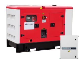 Азимут АД-40С-Т400-2РКМ18 в кожухе с АВР
